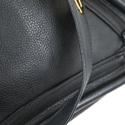 Chloe Paraty Top Handle Bag Leather, BLACK, LEATHER, Handbag