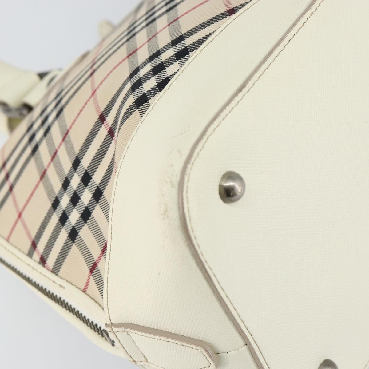 Burberry Nova Check Handbag Nova Check Canvas, BEIGE, CANVAS, Handbag