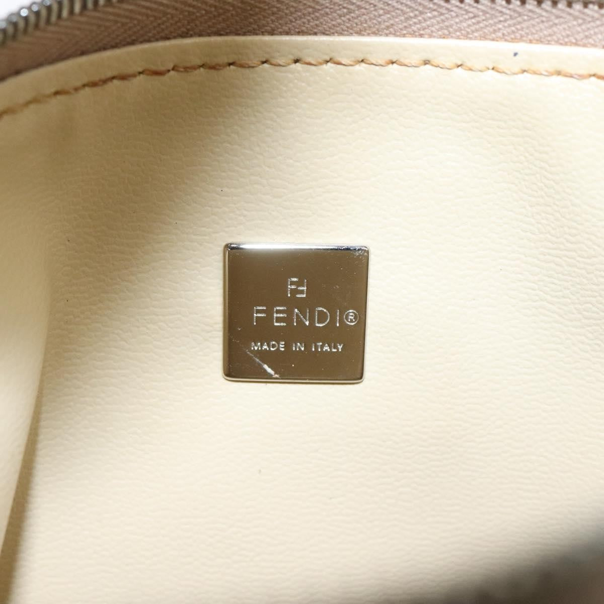 Fendi Vintage Belted Pochette Zucchino Canvas, GREEN, CANVAS, Clutche & pouche