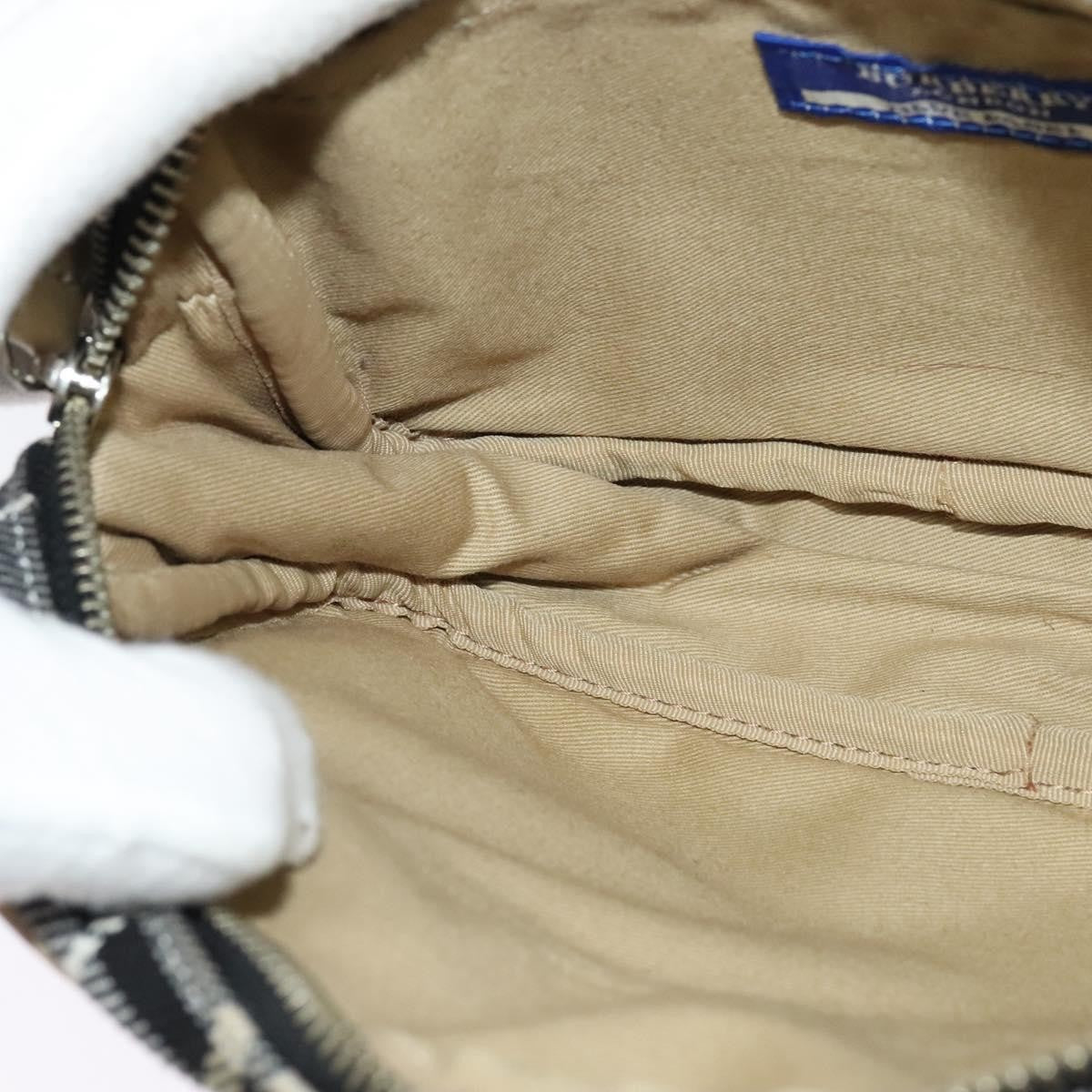 Burberry Waist Bag Vintage Check Canvas, BLUE, CANVAS, Shoulder bag