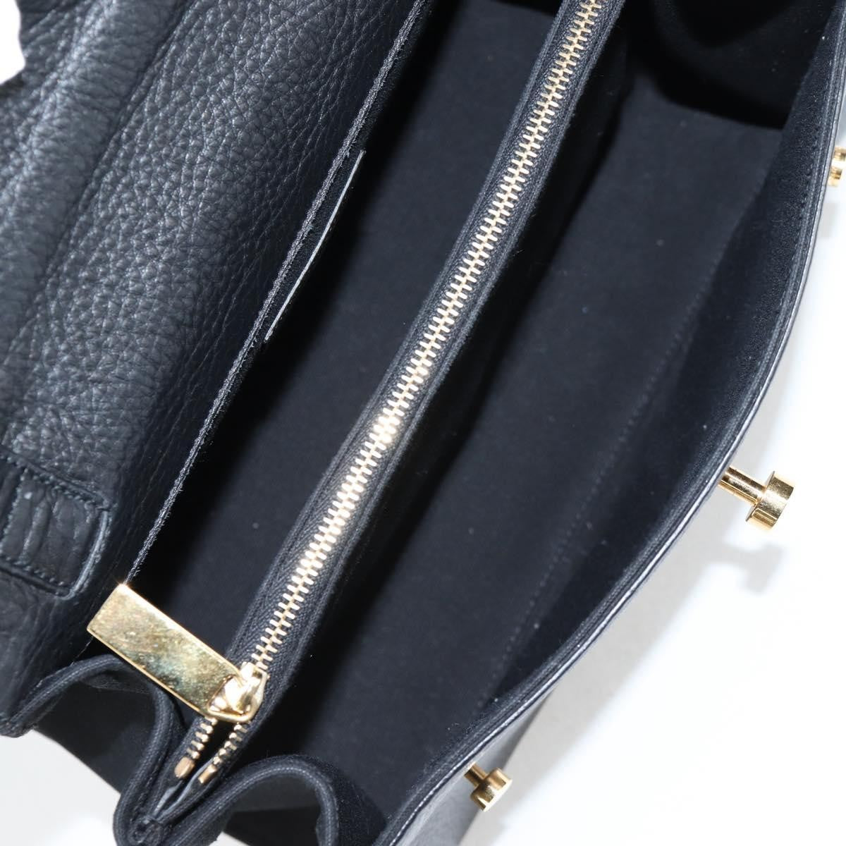 Saint Laurent Muse Two Bag Leather, BLACK, LEATHER, Handbag