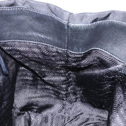 Prada Bow Tote Tessuto, SILVER, NYLON, Handbag