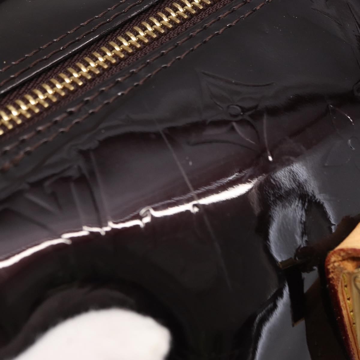 Louis Vuitton Bedford Handbag Monogram Vernis, BURGUNDY, PATENT_LEATHER, Handbag