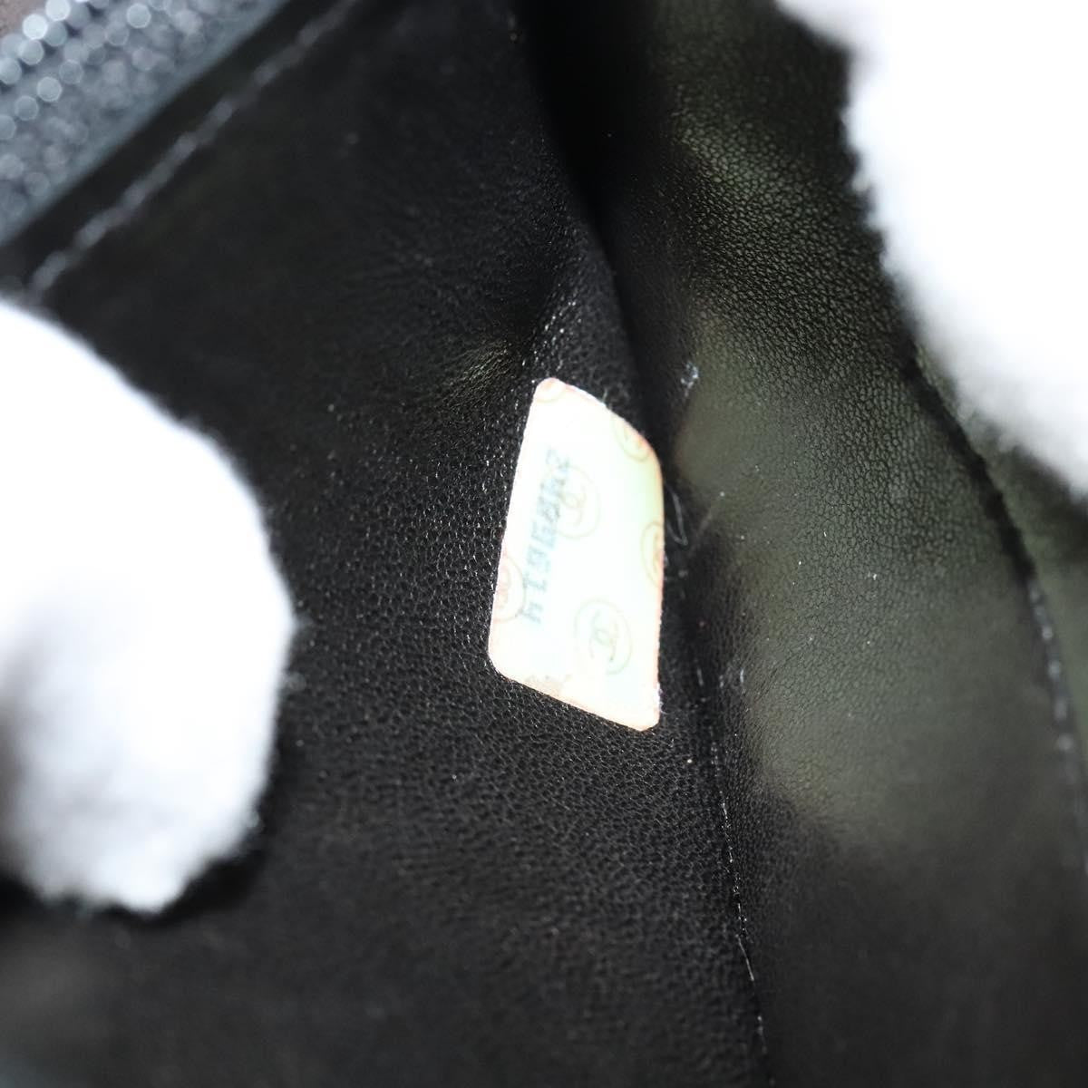 Chanel Classic Card Holder on Chain Wristlet Leather, BLACK, LEATHER, Wallets