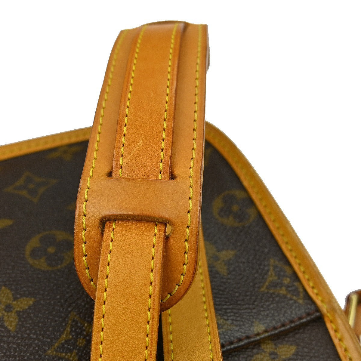 Louis Vuitton Sologne Handbag Monogram Canvas, Brown, Canvas, Shoulder Bag