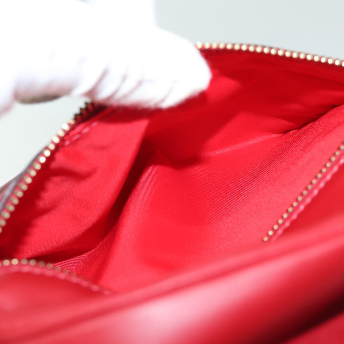 Celine Handbag Leather, RED, LEATHER, Handbag