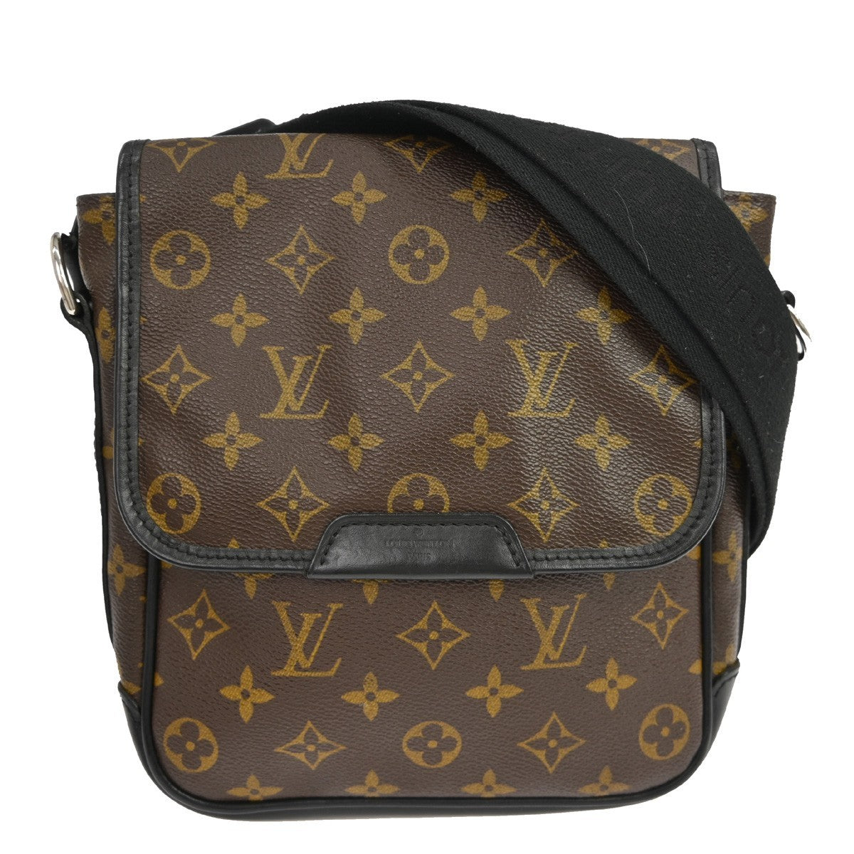 Louis Vuitton Bass Messenger Bag Macassar Monogram Canvas, Brown, Canvas, Shoulder Bag
