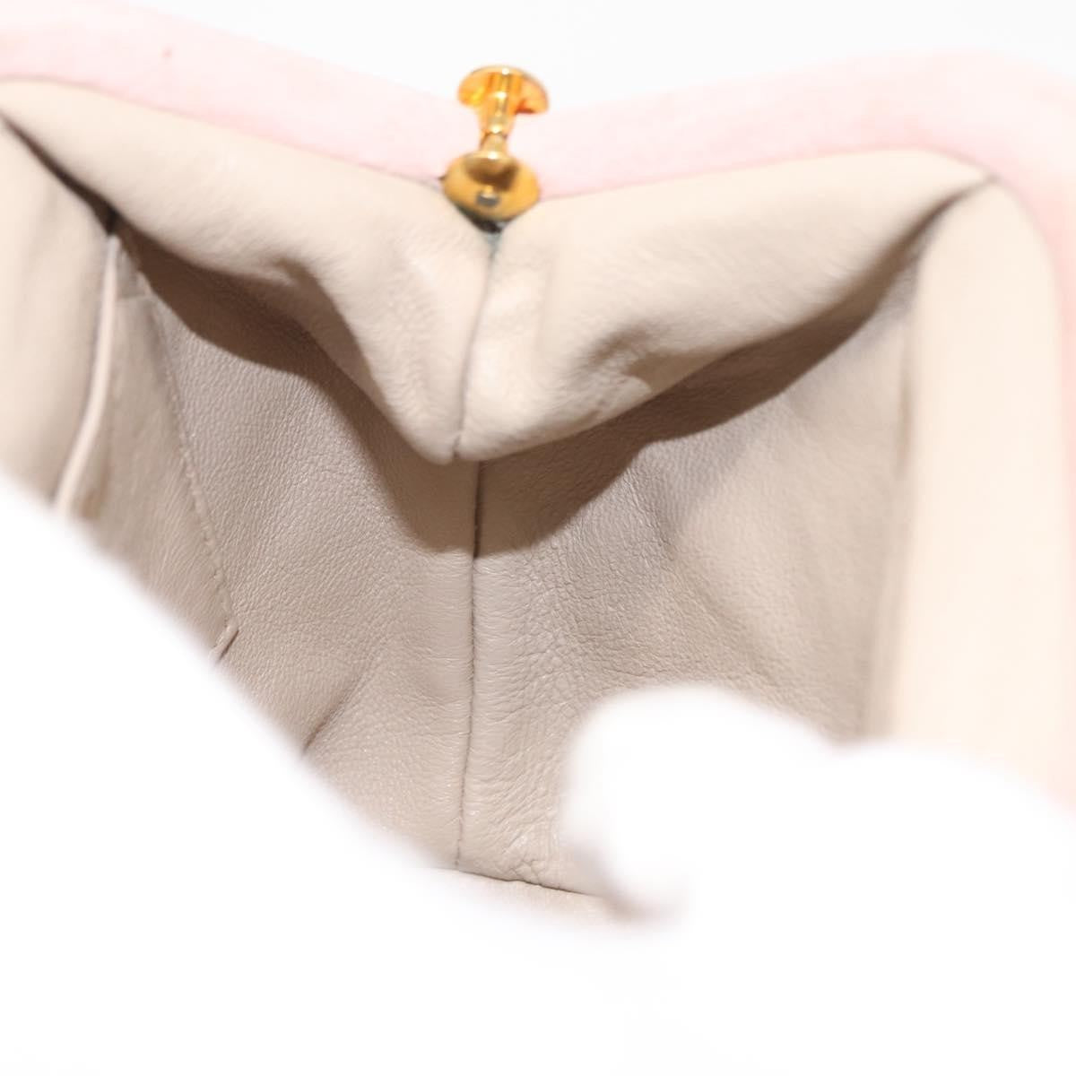 Chanel Vintage CC Hand bag Suede, PINK, SUEDE, Handbag