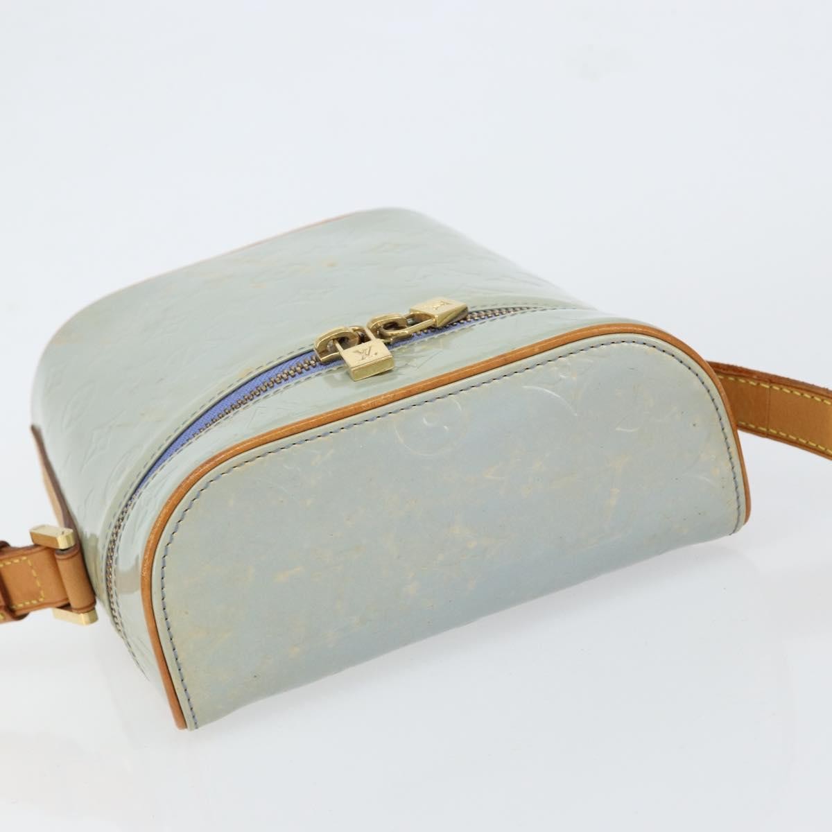 Louis Vuitton Sullivan Handbag Monogram Vernis, GRAY, PATENT_LEATHER, Shoulder bag