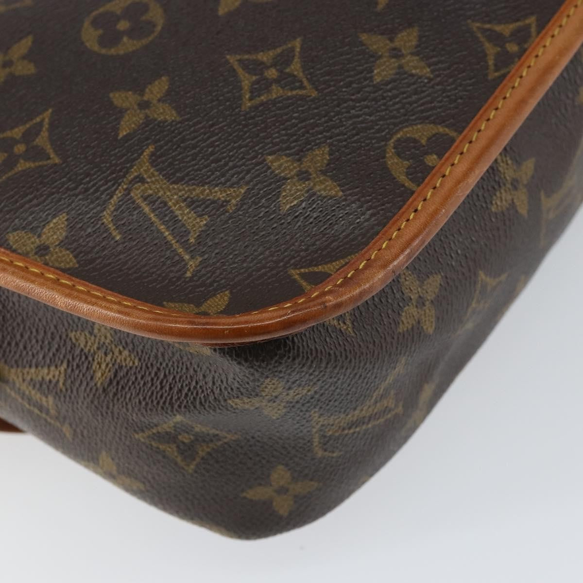 Louis Vuitton Sac Gibeciere Messenger Bag Monogram Canvas, BROWN, CANVAS, Shoulder bag