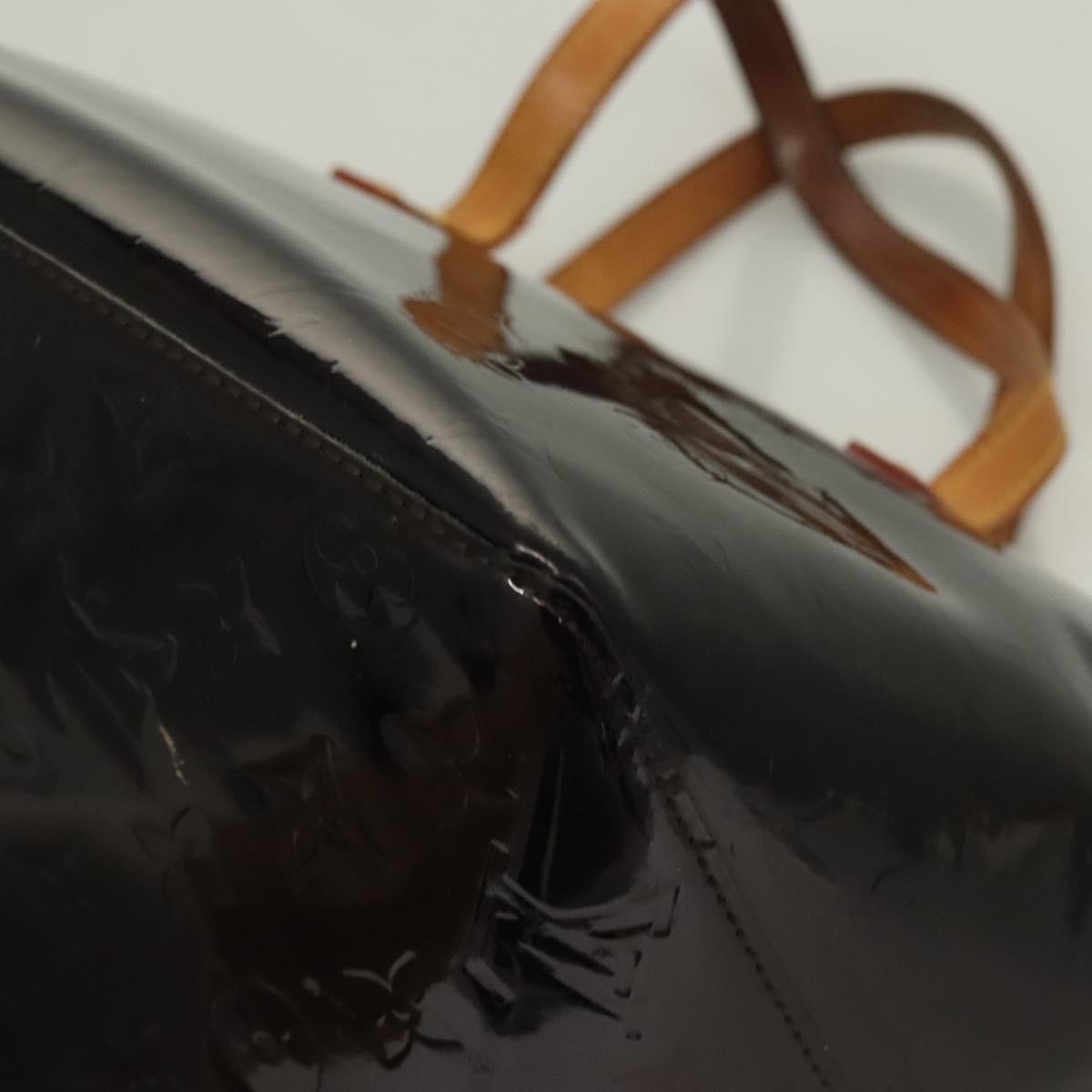 Louis Vuitton Bellevue Handbag Monogram Vernis, PURPLE, PATENT_LEATHER, Handbag