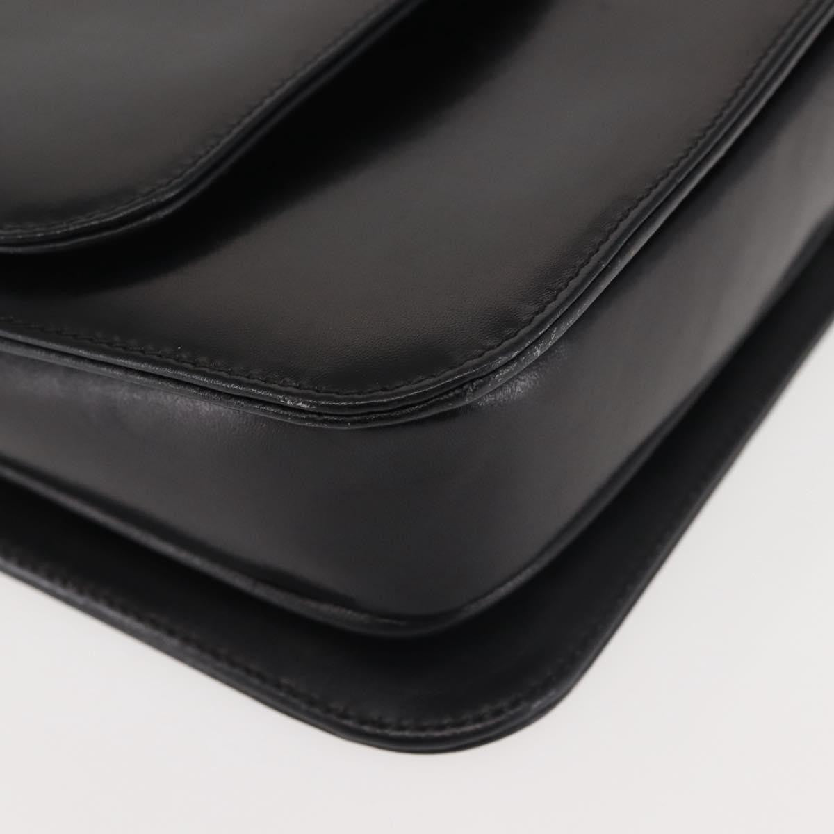 Givenchy Vintage 4G shoulder bag Leather, BLACK, LEATHER, Shoulder bag