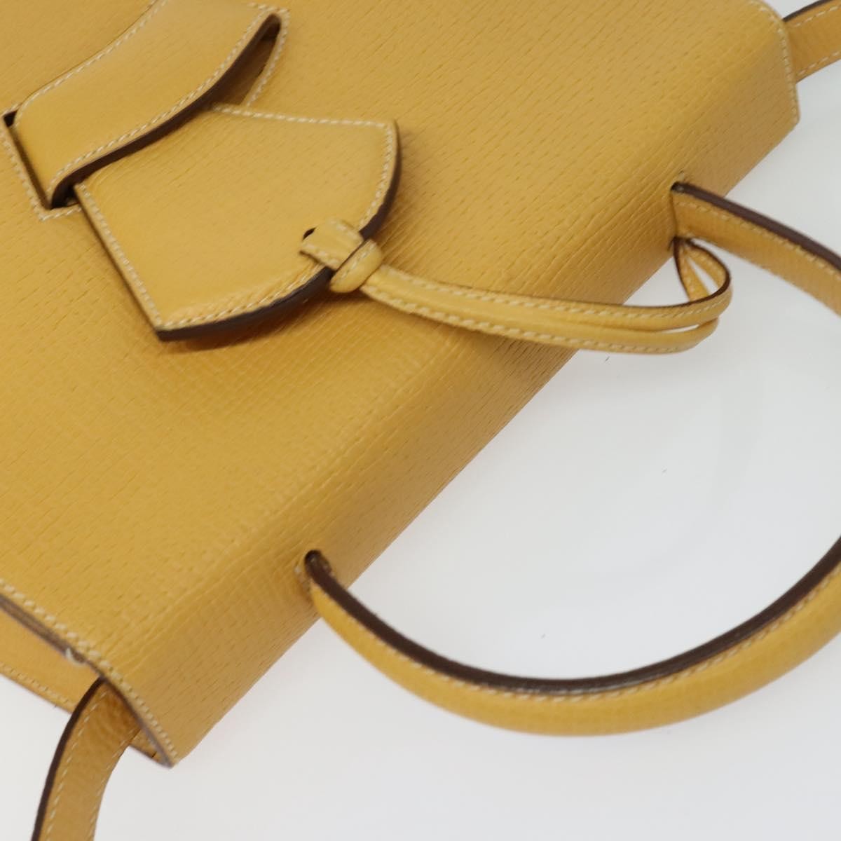 Loewe Barcelona Shoulder Bag Leather, YELLOW, LEATHER, Shoulder bag
