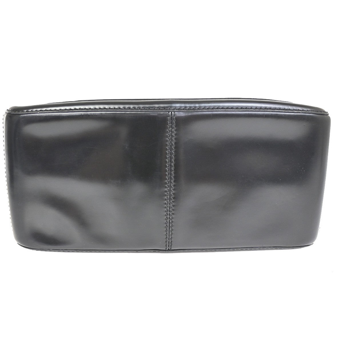 Celine Boogie Satchel Leather, BLACK, LEATHER, Tote bag