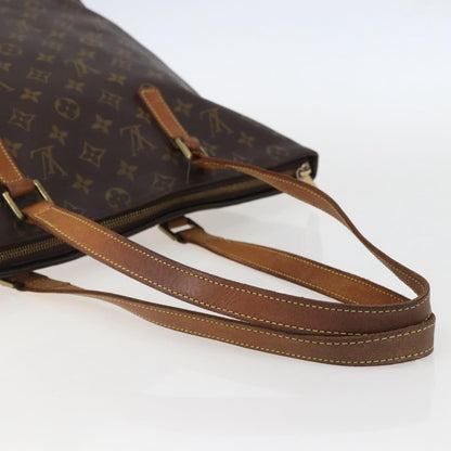 Louis Vuitton Cabas Mezzo Monogram Canvas, BROWN, CANVAS, Tote bag