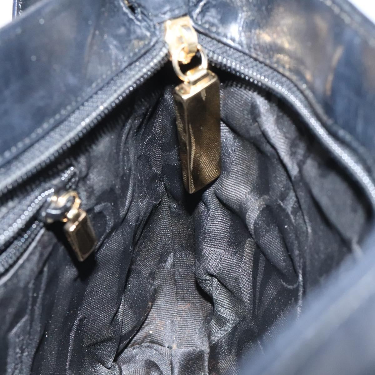 Salvatore Ferragamo Shoulder Bag Canvas, BLACK, CANVAS, Shoulder bag