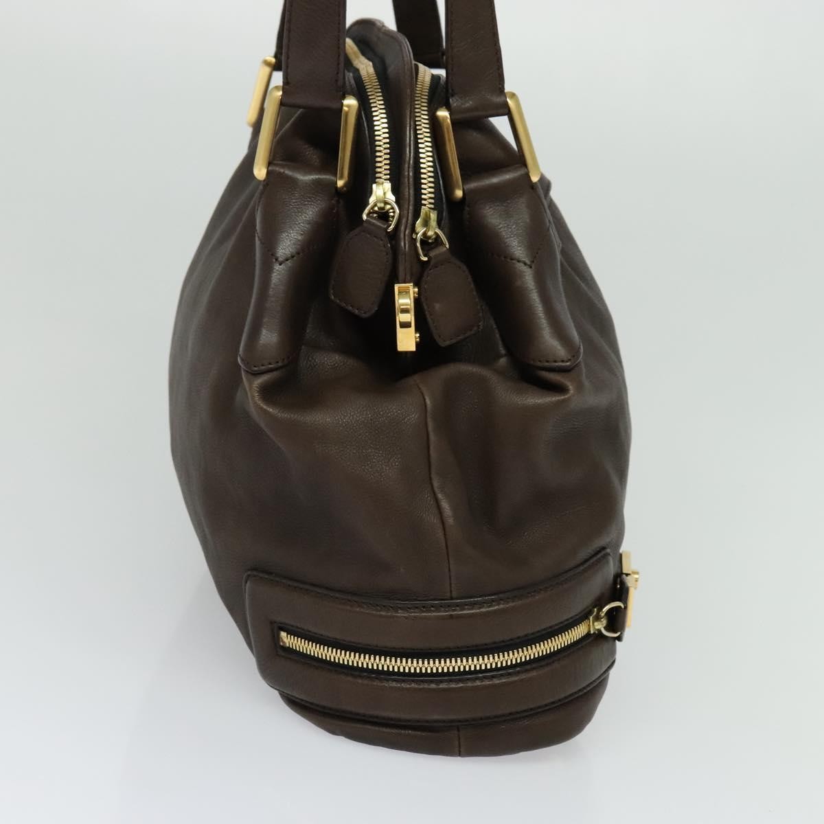 Chloe Vintage Tote bag Leather, BROWN, LEATHER, Tote bag