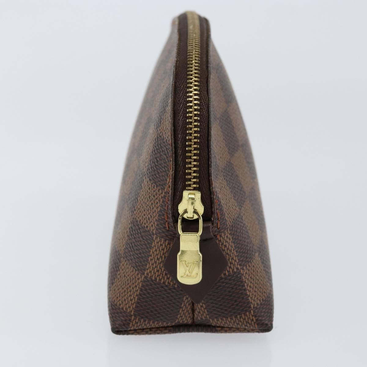 Louis Vuitton Cosmetic Pouch Damier, BROWN, CANVAS, Clutche & pouche