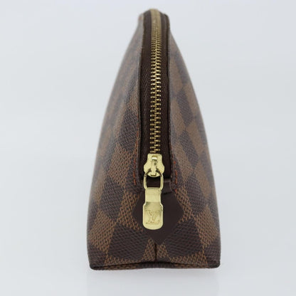 Louis Vuitton Cosmetic Pouch Damier, BROWN, CANVAS, Clutche & pouche