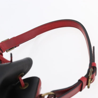 Louis Vuitton Bicolor Noe Handbag Epi Leather, BLACK, LEATHER, Handbag