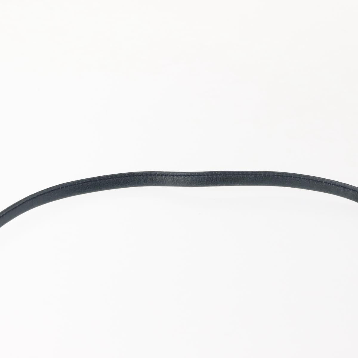 Christian Dior Vintage Trotter Shoulder Bag Canvas, NAVY, CANVAS, Shoulder bag