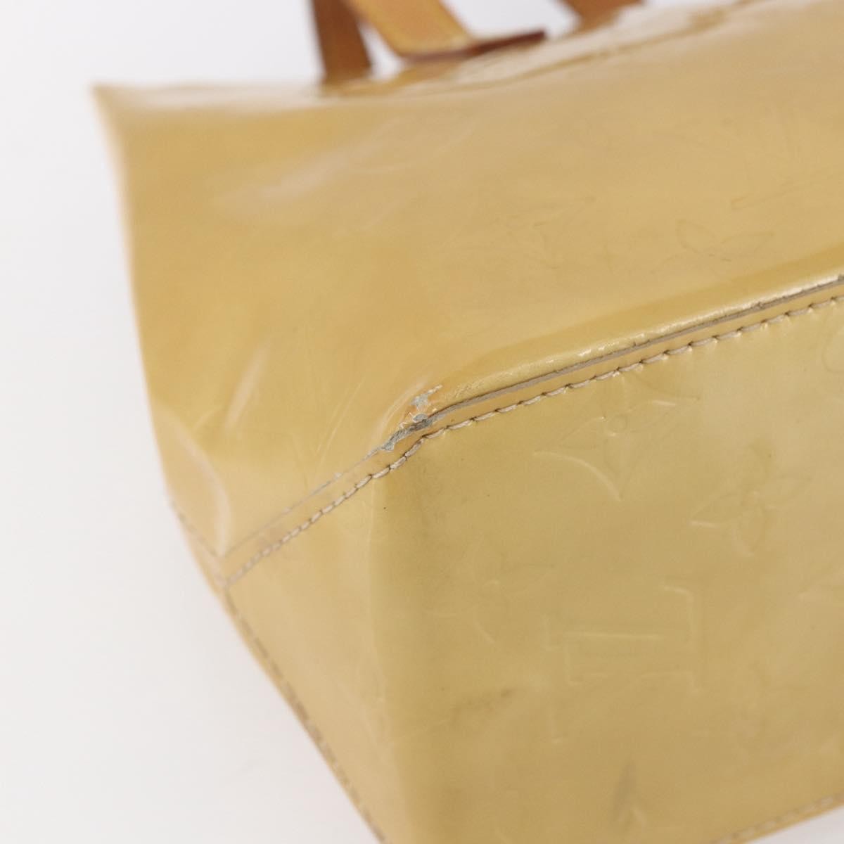 Louis Vuitton Reade Handbag Monogram Vernis, BEIGE, PATENT_LEATHER, Handbag