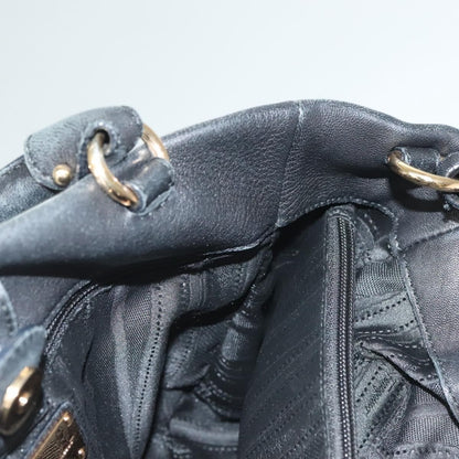 Salvatore Ferragamo Vala Handbag Leather, BLACK, LEATHER, Handbag