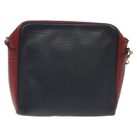 Hermes Jockey shoulder bag Leather, NAVY, LEATHER, Shoulder bag