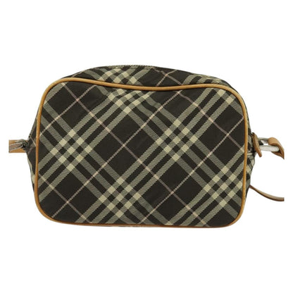 Burberry Nova Check Blue Label Canvas, BLACK, CANVAS, Shoulder bag