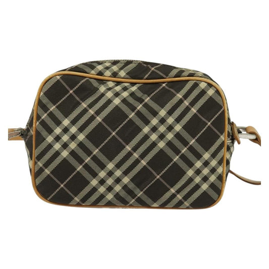 Burberry Nova Check Blue Label Canvas, BLACK, CANVAS, Shoulder bag