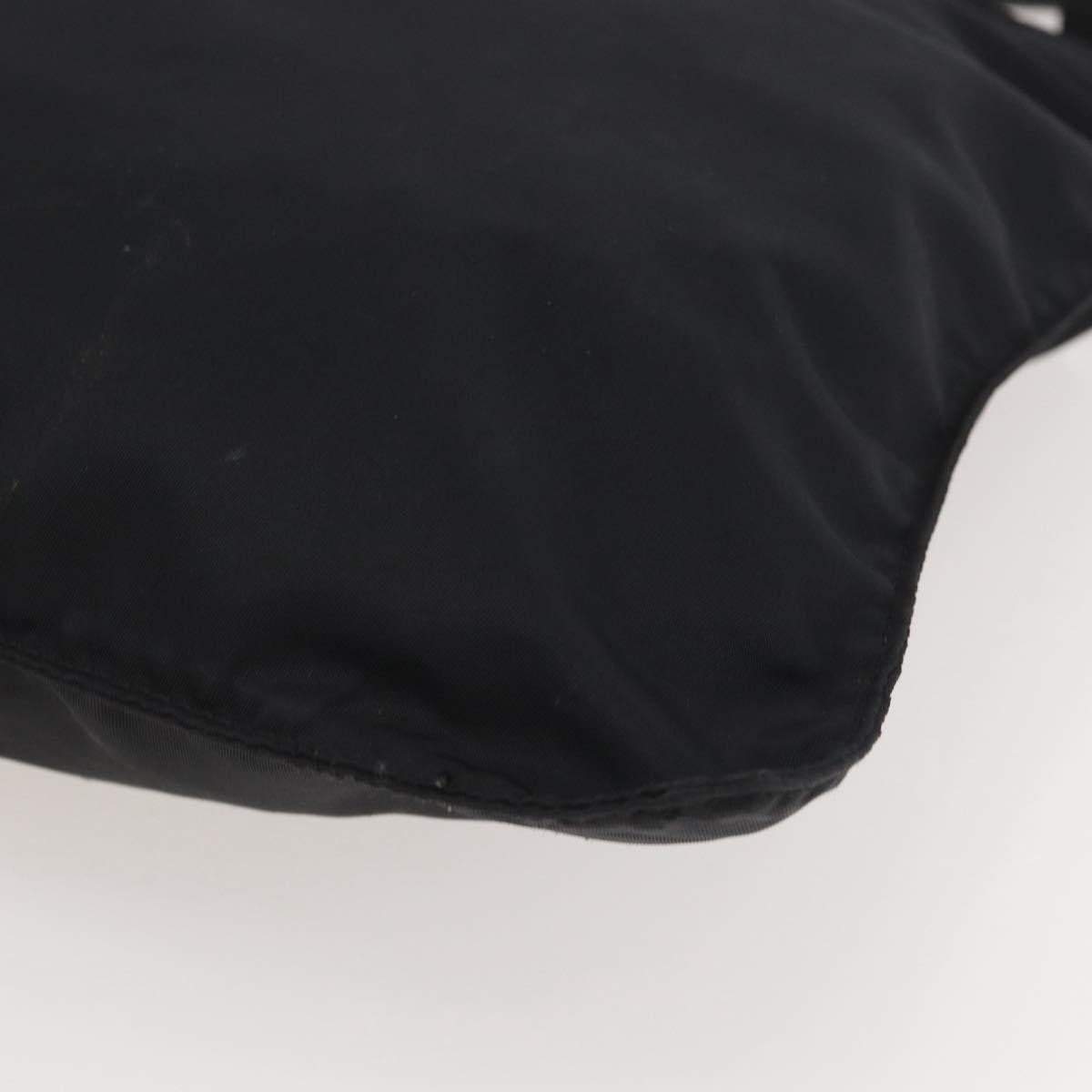 Prada Flat Messenger Bag Tessuto, BLACK, NYLON, Shoulder bag