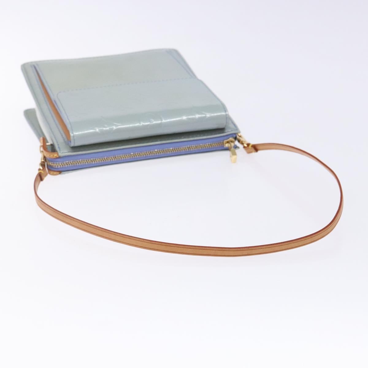 Louis Vuitton Mott Handbag Monogram Vernis, GRAY, PATENT_LEATHER, Handbag