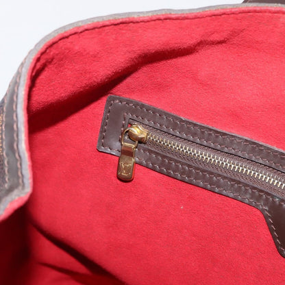 Louis Vuitton Hampstead Handbag Damier, BROWN, CANVAS, Tote bag