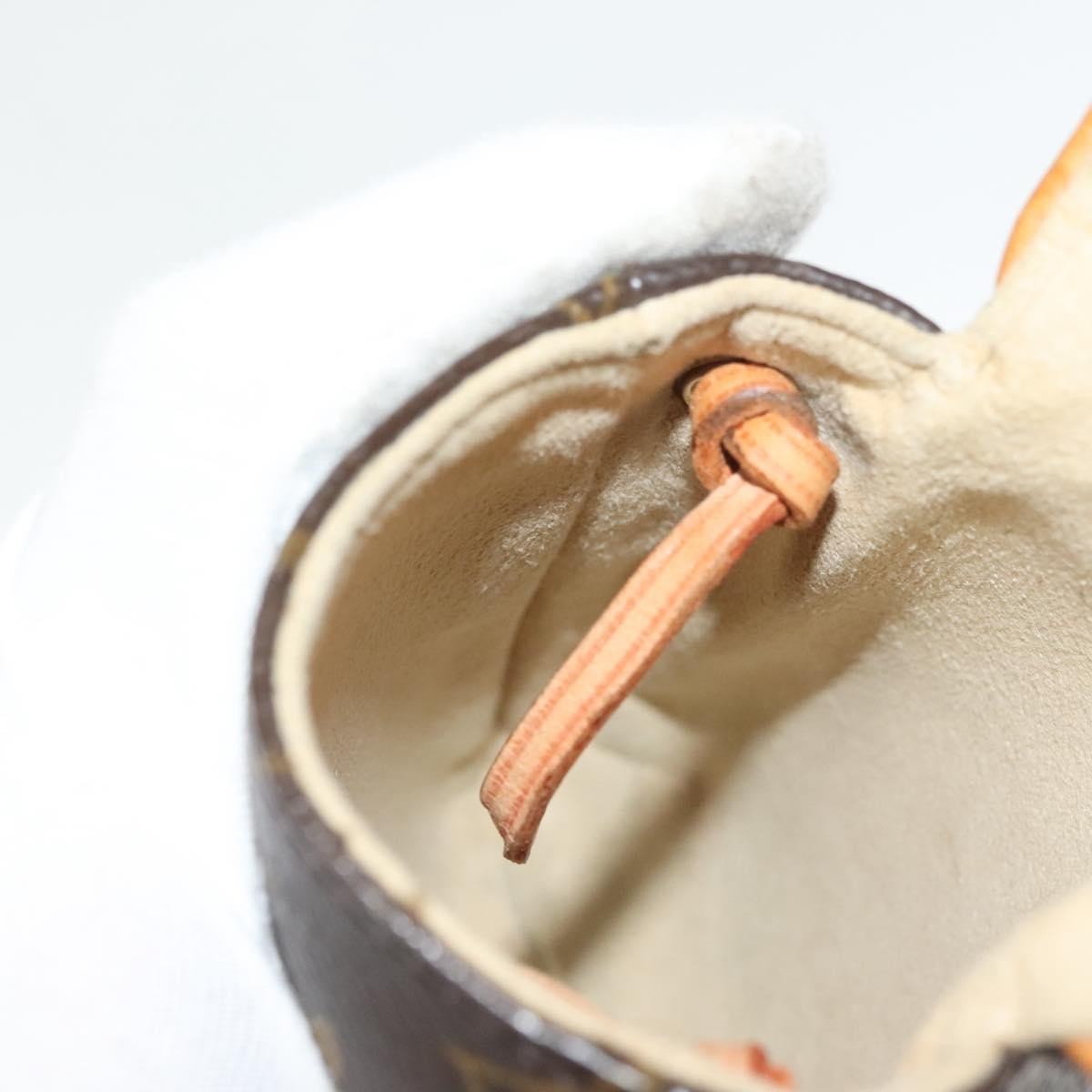 Louis Vuitton Cancun Pochette Monogram Canvas, BROWN, CANVAS, Shoulder bag