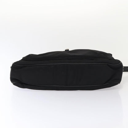 Burberry Vintage Shoulder Bag Nylon, BLACK, NYLON, Shoulder bag