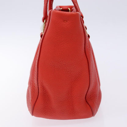 Salvatore Ferragamo Vala Handbag Leather, RED, LEATHER, Handbag