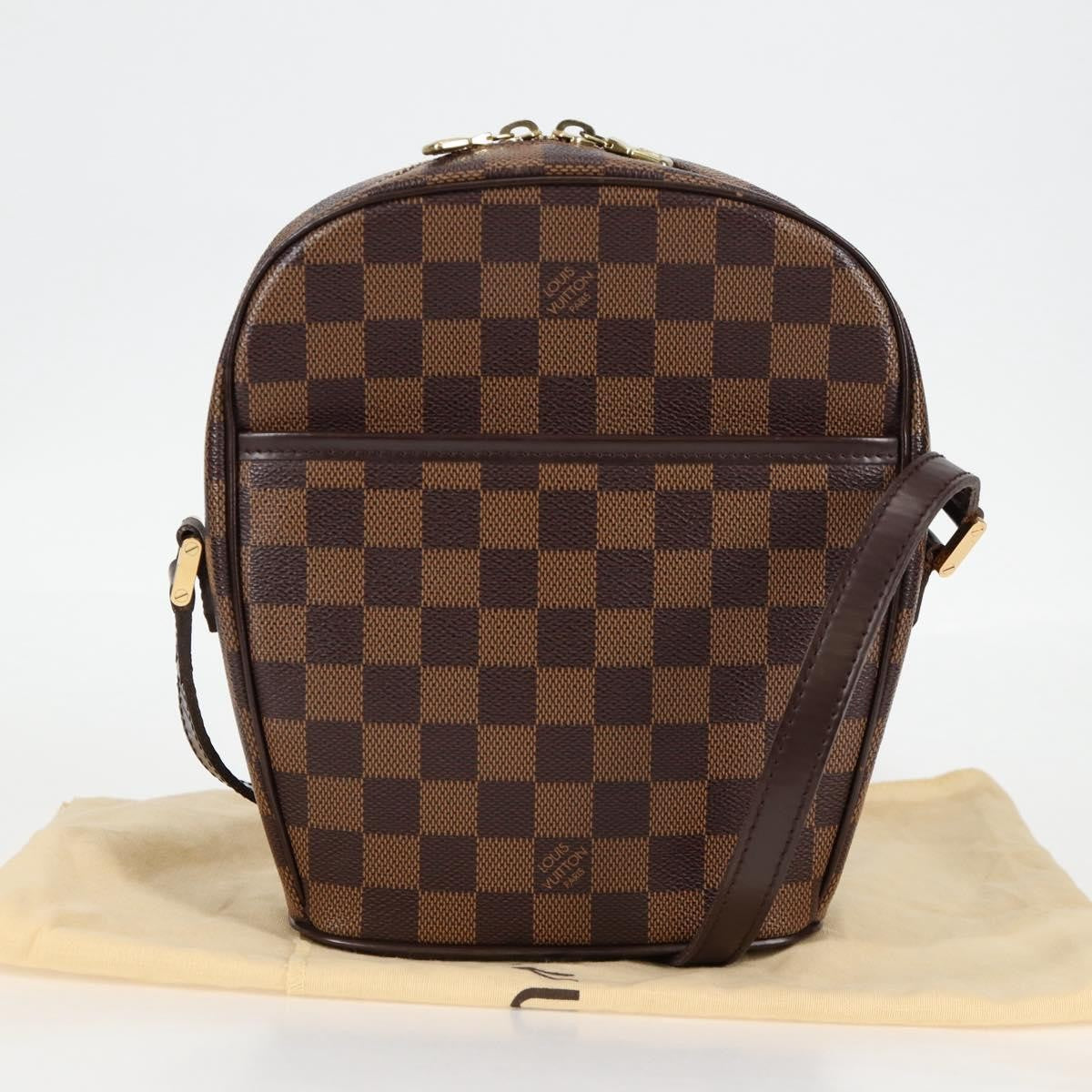 Louis Vuitton Ipanema Handbag Damier, BROWN, CANVAS, Shoulder bag