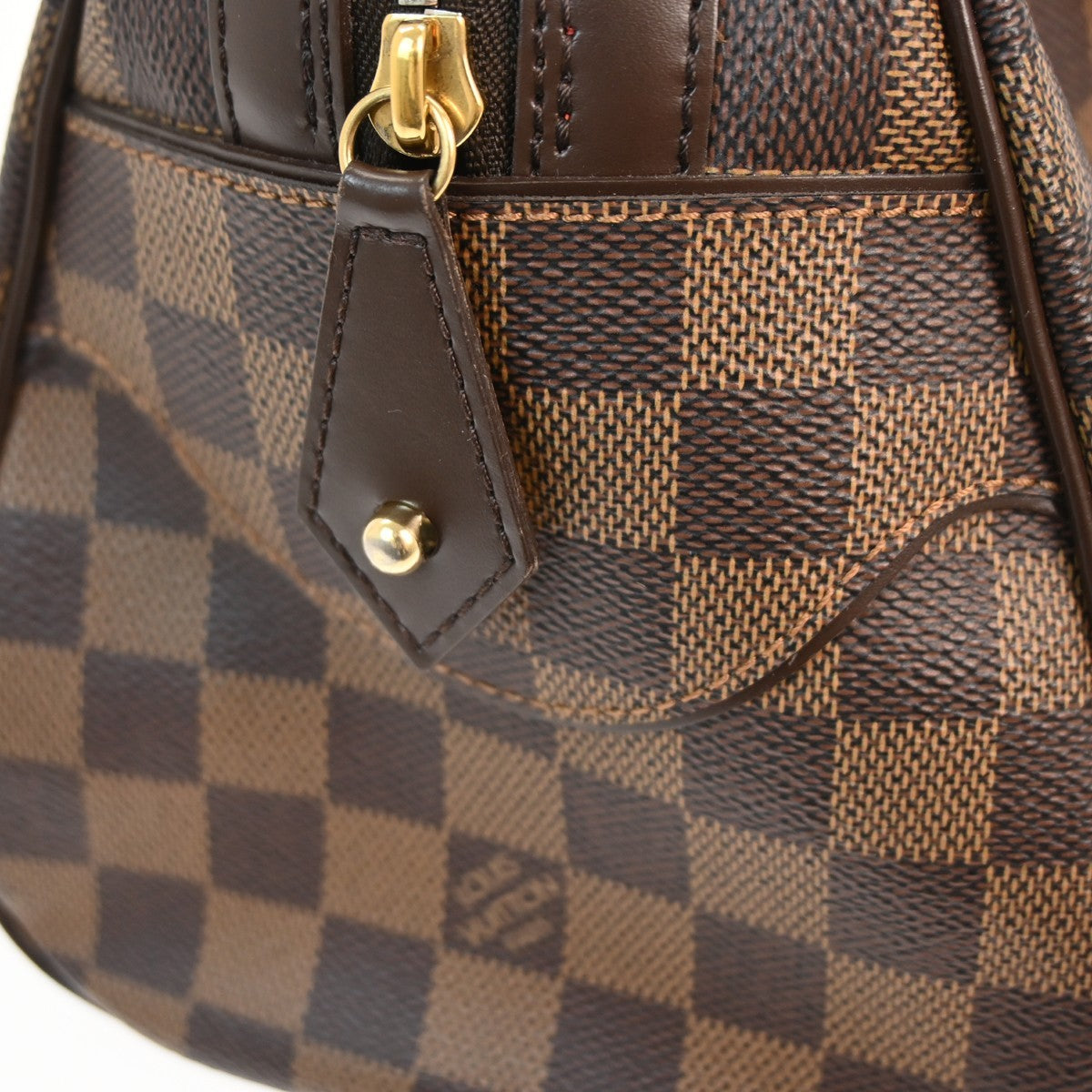 Louis Vuitton Duomo Boston Bag Damier, BROWN, CANVAS, Handbag