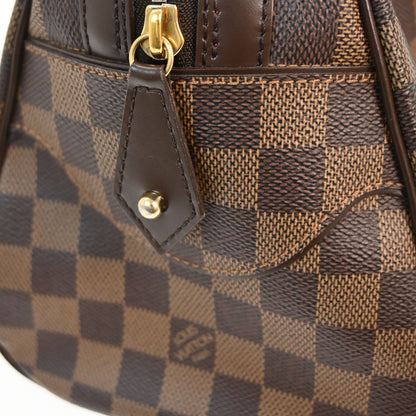 Louis Vuitton Duomo Boston Bag Damier, BROWN, CANVAS, Handbag