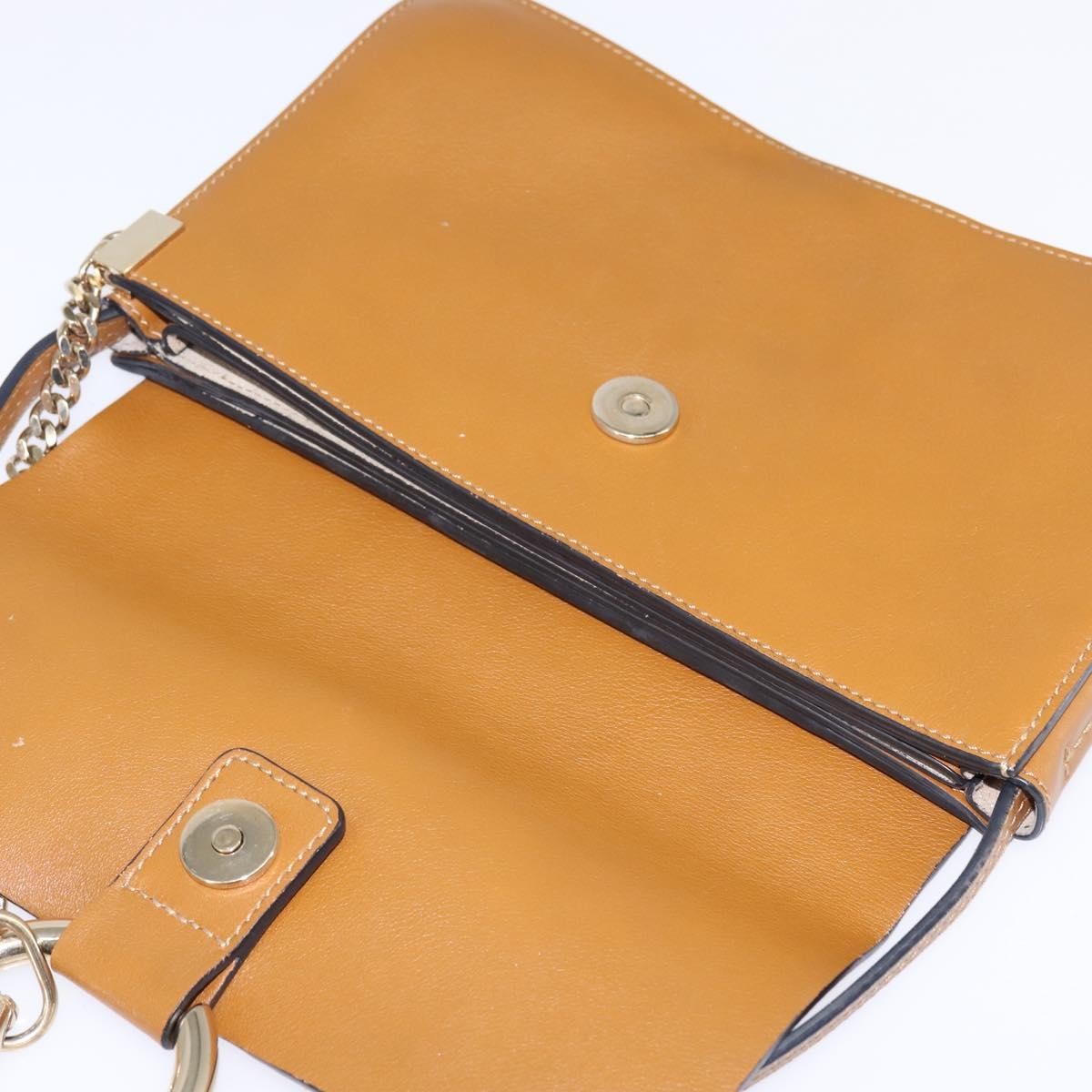 Chloe Faye Shoulder Bag Leather and Suede, BEIGE, SUEDE, Shoulder bag