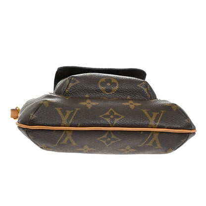 Louis Vuitton Partition Wristlet Clutch Monogram Canvas, BROWN, CANVAS, Clutche & pouche