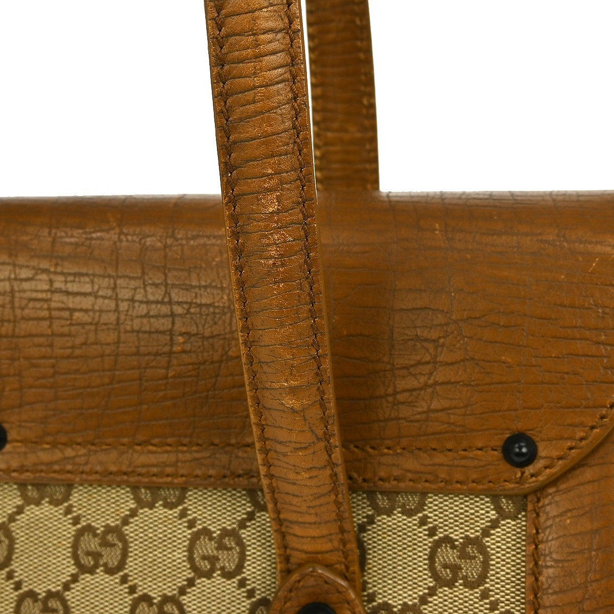 Gucci Bamboo Bullet Bag GG Canvas, BROWN, CANVAS, Shoulder bag