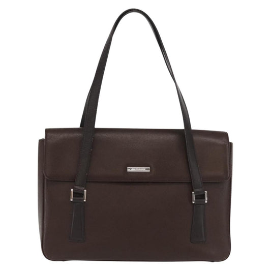 Burberry Vintage Handbag Leather, BROWN, LEATHER, Handbag