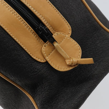 Gucci Vintage Boston Bag Leather, BLACK, LEATHER, Travel bag