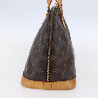 Louis Vuitton Alma Handbag Monogram Canvas, BROWN, CANVAS, Handbag