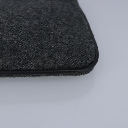 Prada Sport pouch Wool, BLACK, WOOL, Clutche & pouche