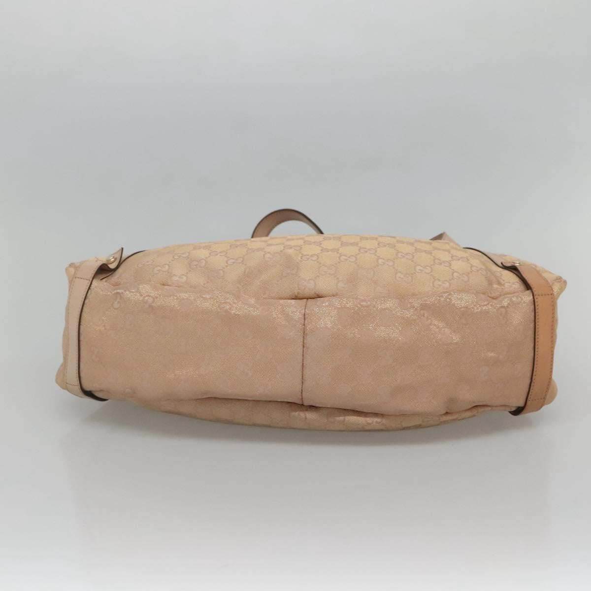 Gucci Abbey Shoulder Bag GG Canvas, BEIGE, CANVAS, Tote bag