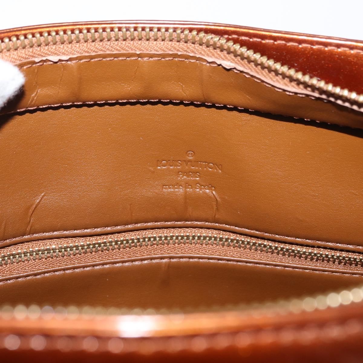 Louis Vuitton Houston Handbag Monogram Vernis, BROWN, PATENT_LEATHER, Handbag