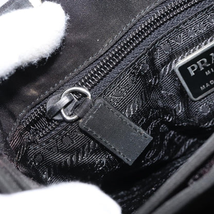 Prada Vintage Handbag Tessuto, BLACK, NYLON, Handbag