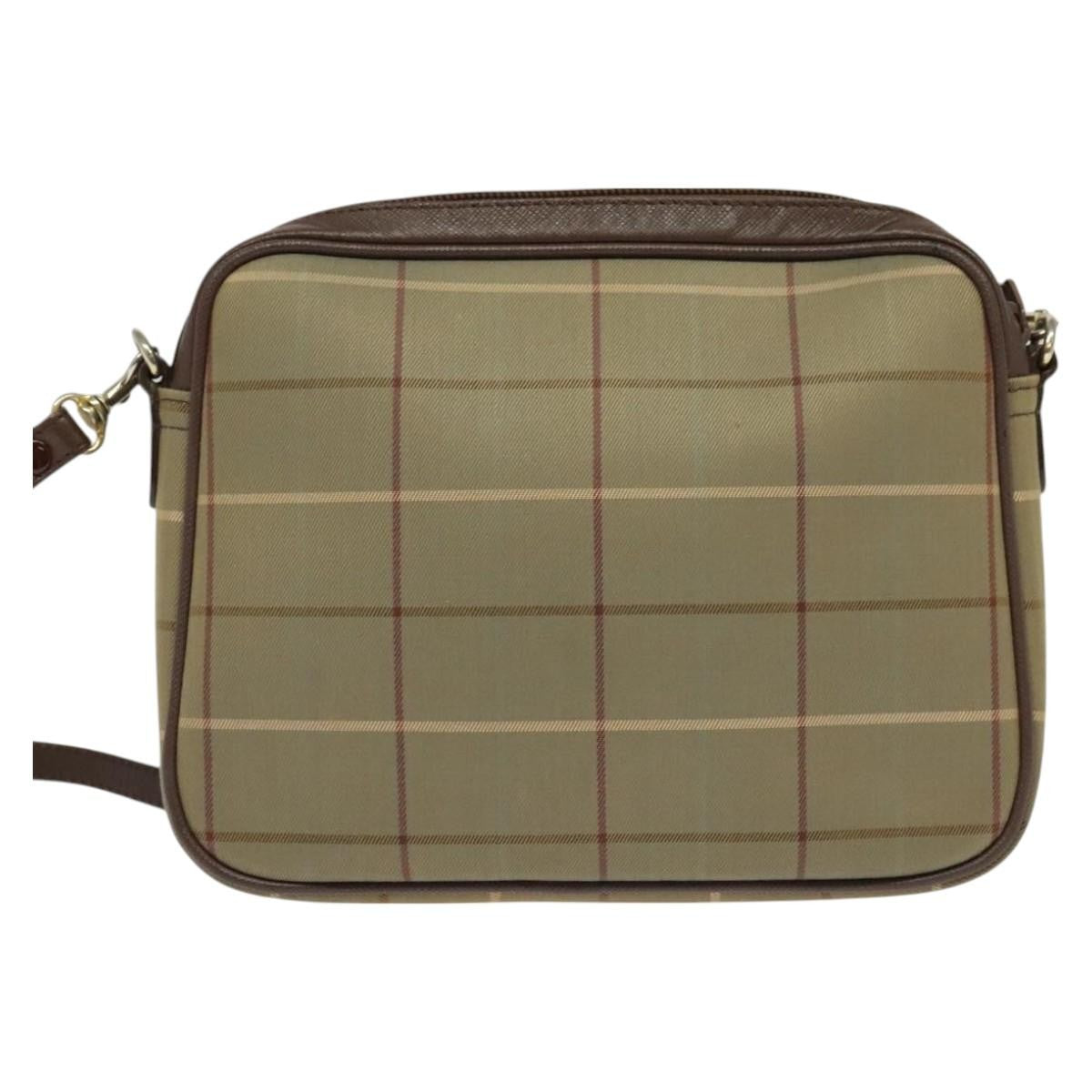 Burberry Nova check Shoulder bag Canvas, BROWN, CANVAS, Shoulder bag